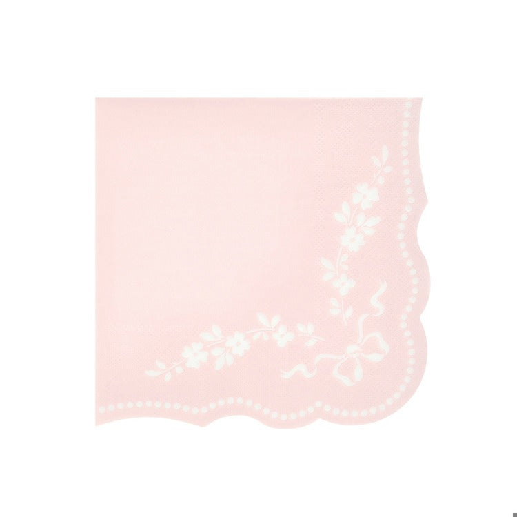 Rococo Pink Large Napkins (x 16)