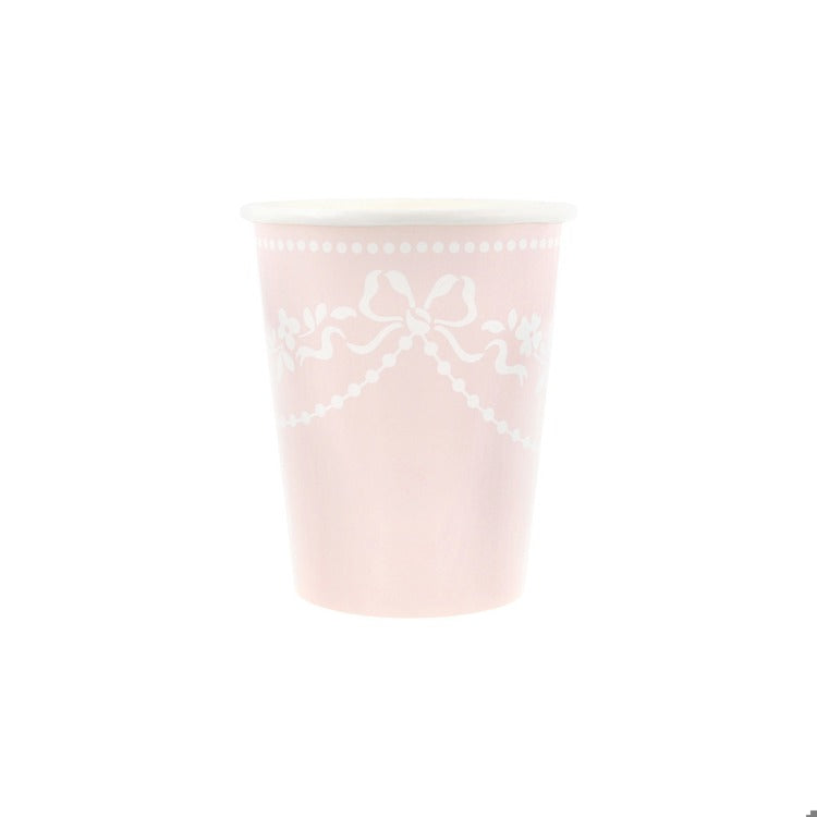 Rococo Pink Cups (x 8)