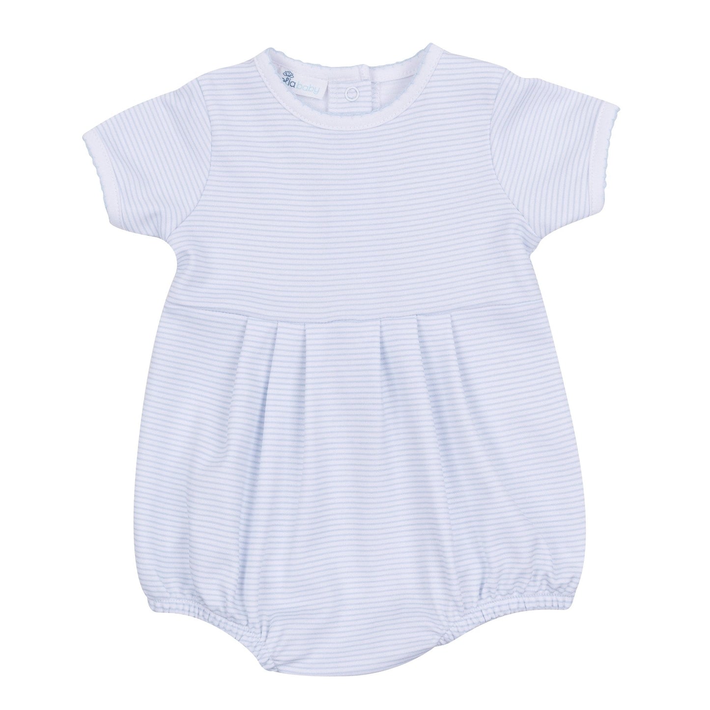 Mini Stripes Lt Blue Bubble