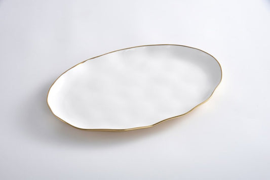 Moonlight Wave Oval Tray