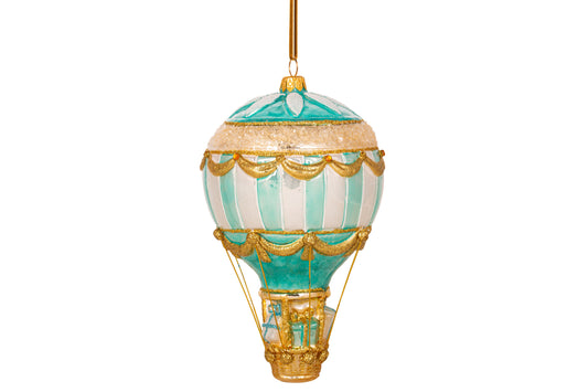 Turquoise and Gold Balloon Delivery