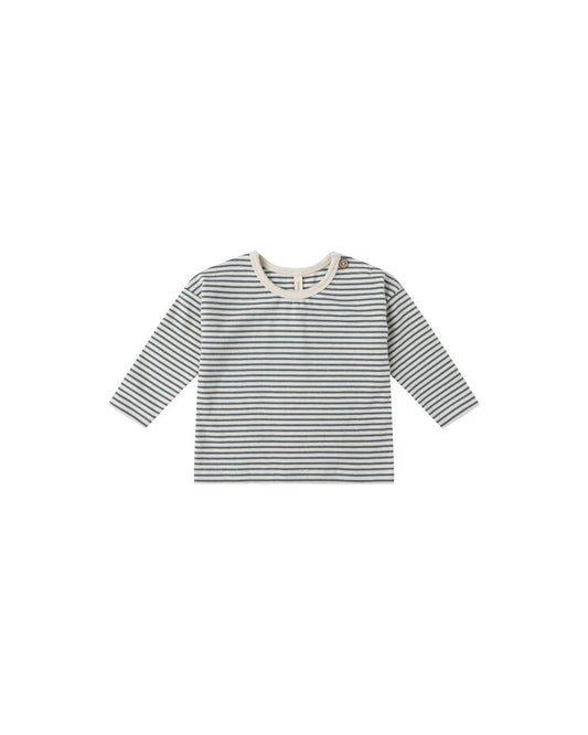 Long Sleeve Tee -Blue Stripe