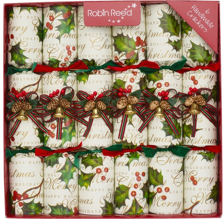 Holly Bells Party Crackers