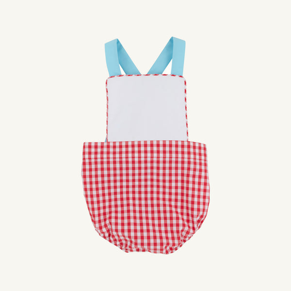 Sayre Sunsuit-Red Gingham