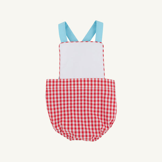 Sayre Sunsuit-Red Gingham