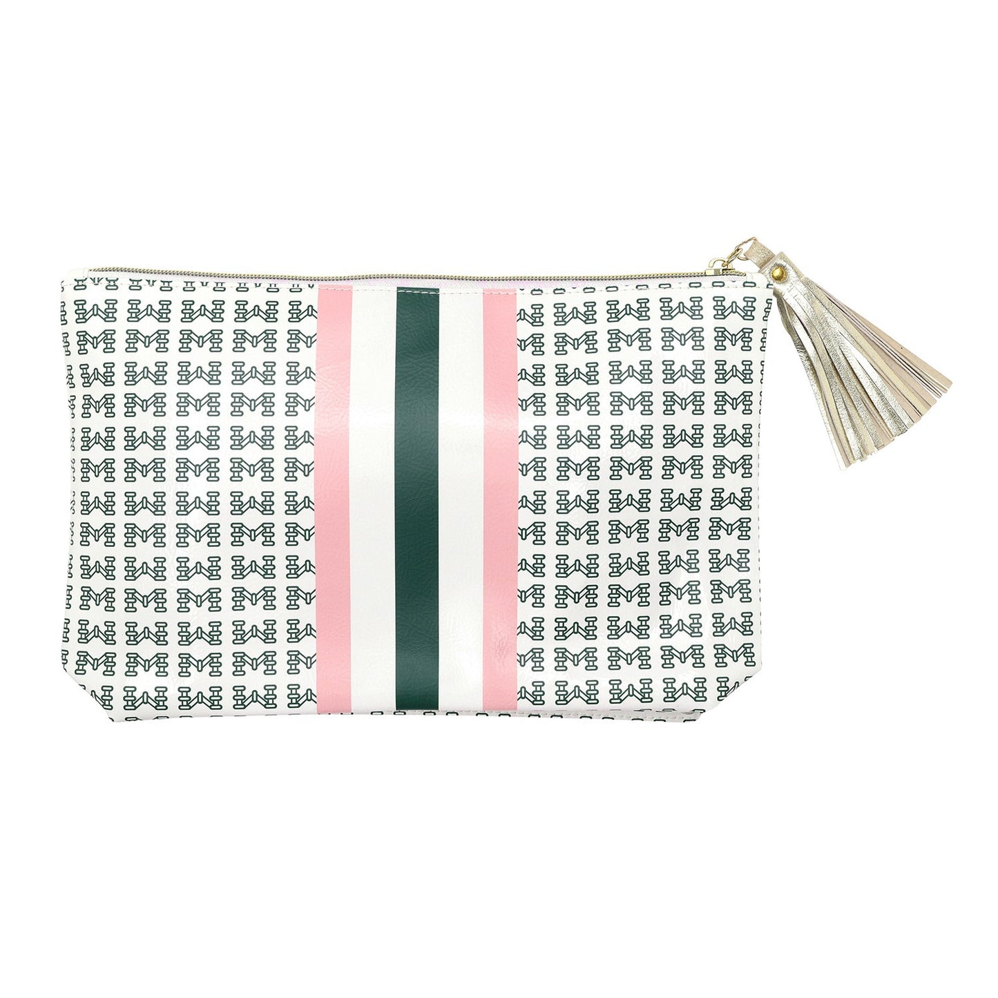Oil Cloth Pouch - Racer Stripe