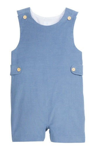 Button Tab John John - Stormy Blue Corduroy