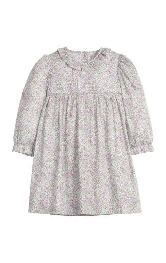 Pleated Caroline Dress - Lavender Gables Floral