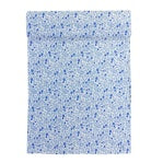 Tiny Flowers Blue Swaddle Blanket