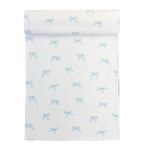 Pretty Bows - Blue Swaddle Blanket