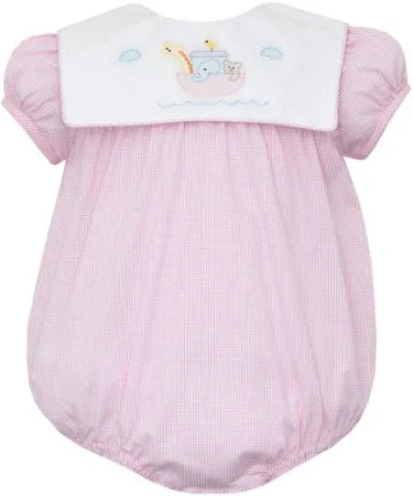 Noah's Ark Pink Checked Bubble