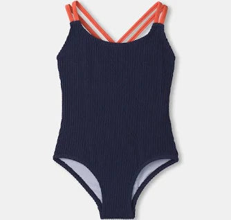 Patriot Blue Cross Strap Swimsuit