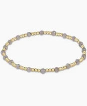 Sincerity 3mm Bead Gemstone Bracelet - Labradorite