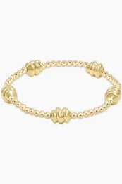 Admire Gold 3mm Bead Bracelet Gold