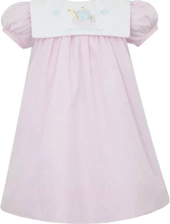 Noah's Ark Pink Checked Dress