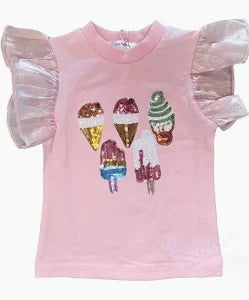 Ice Cream Cones Sequin Top