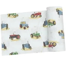 Vintage Tractor Swaddle Blanket