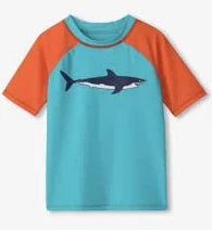 Shark Short Sleeve Rash Guard