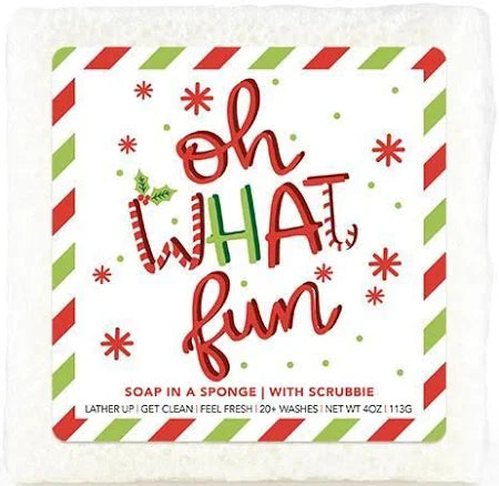 Oh What Fun Soap in a Square Sponge