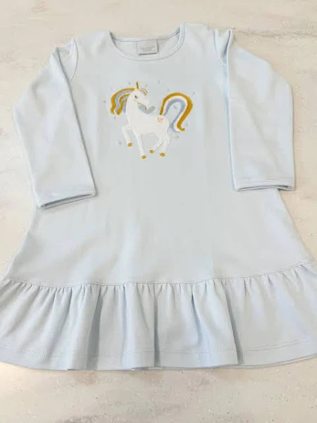 Light Blue Unicorn Dress