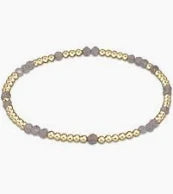 Hope Unwritten Bead Gemstone Bracelet - Labradorite
