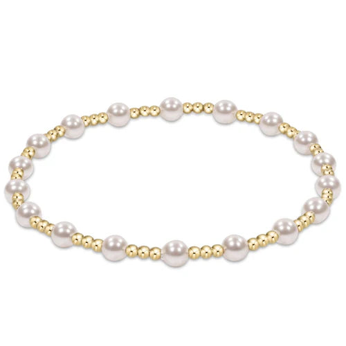 Classic Sincerity Pattern 4mm Bead and Pearl