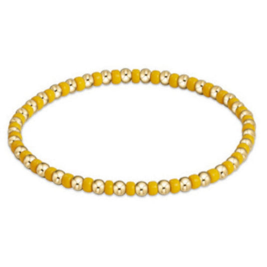 Gameday Bracelet - Hope Grateful Golden Yellow