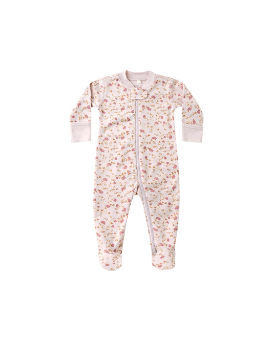 Zip Long Sleeve Sleeper Footie - Garden