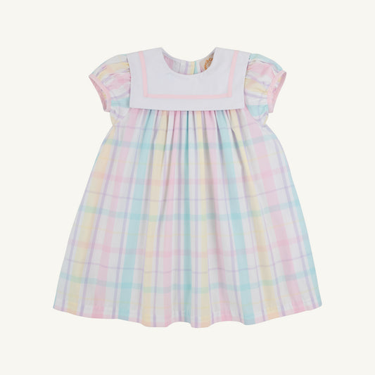 Stewart's Square Collar Dress - Brunch Plate Plaid