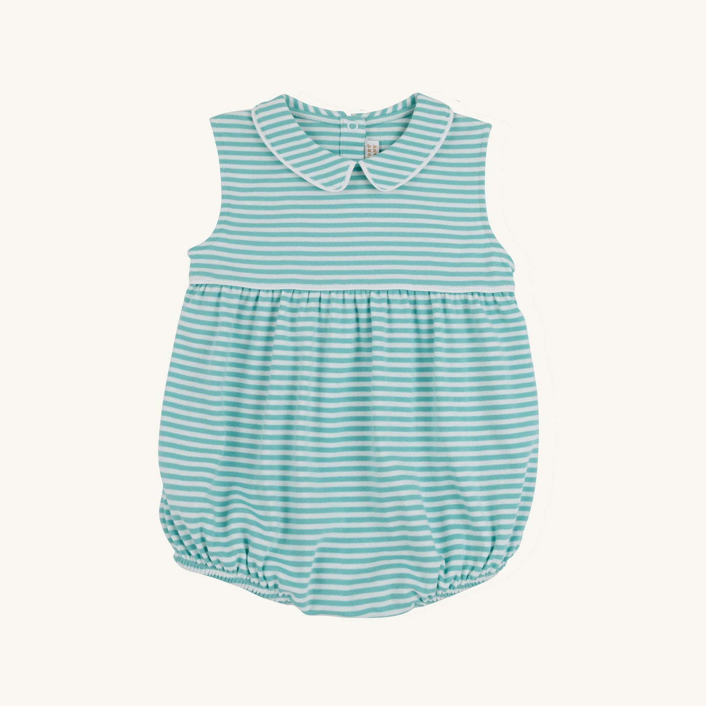 Sleeveless Bradford Bubble - Teal Stripe