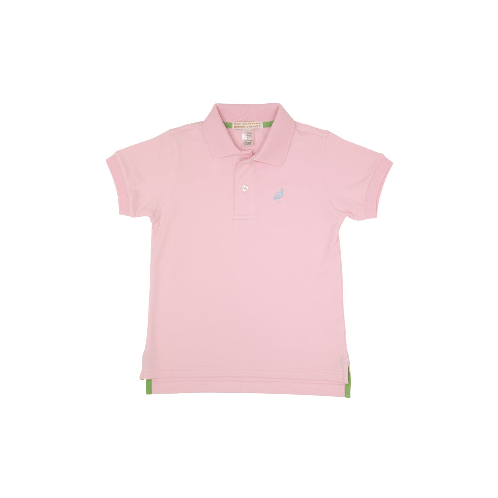 Prim and Proper Polo SS - Palm Beach Pink
