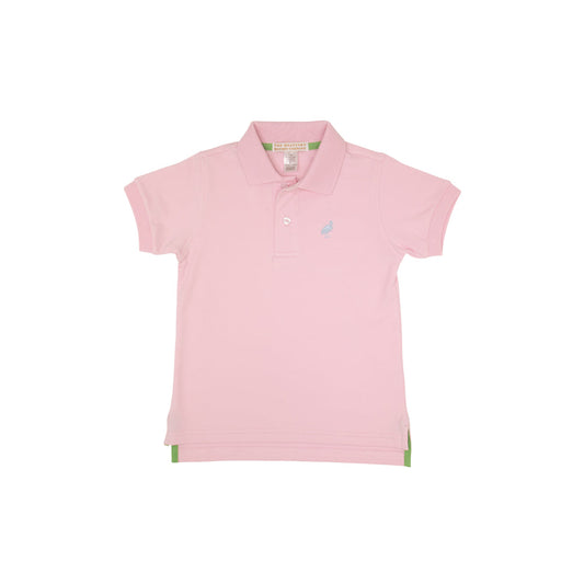 Prim and Proper Polo SS - Palm Beach Pink