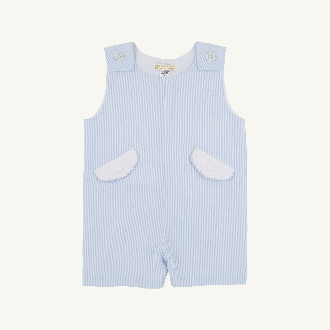 Prescott Pocket Jon Jon - Breakers Blue Seersucker