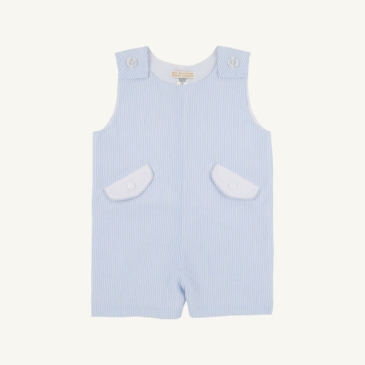Prescott Pocket Jon Jon - Breakers Blue Seersucker