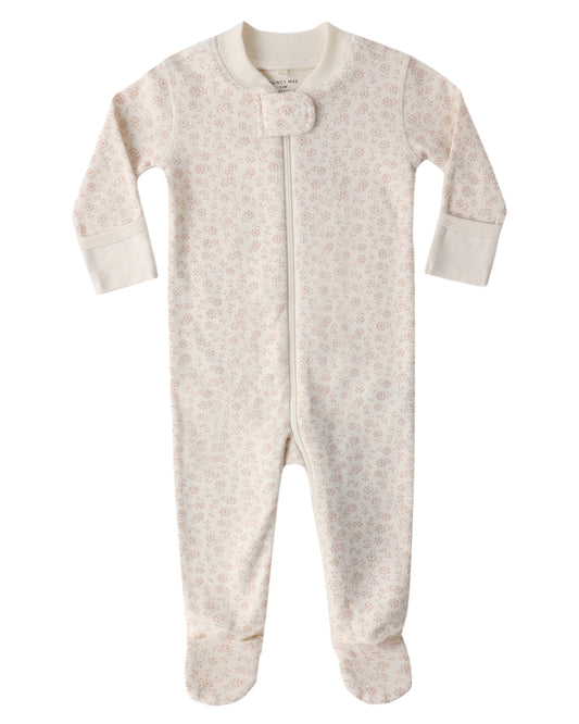 Zip Long Sleeve Sleeper Footie - Ditzy