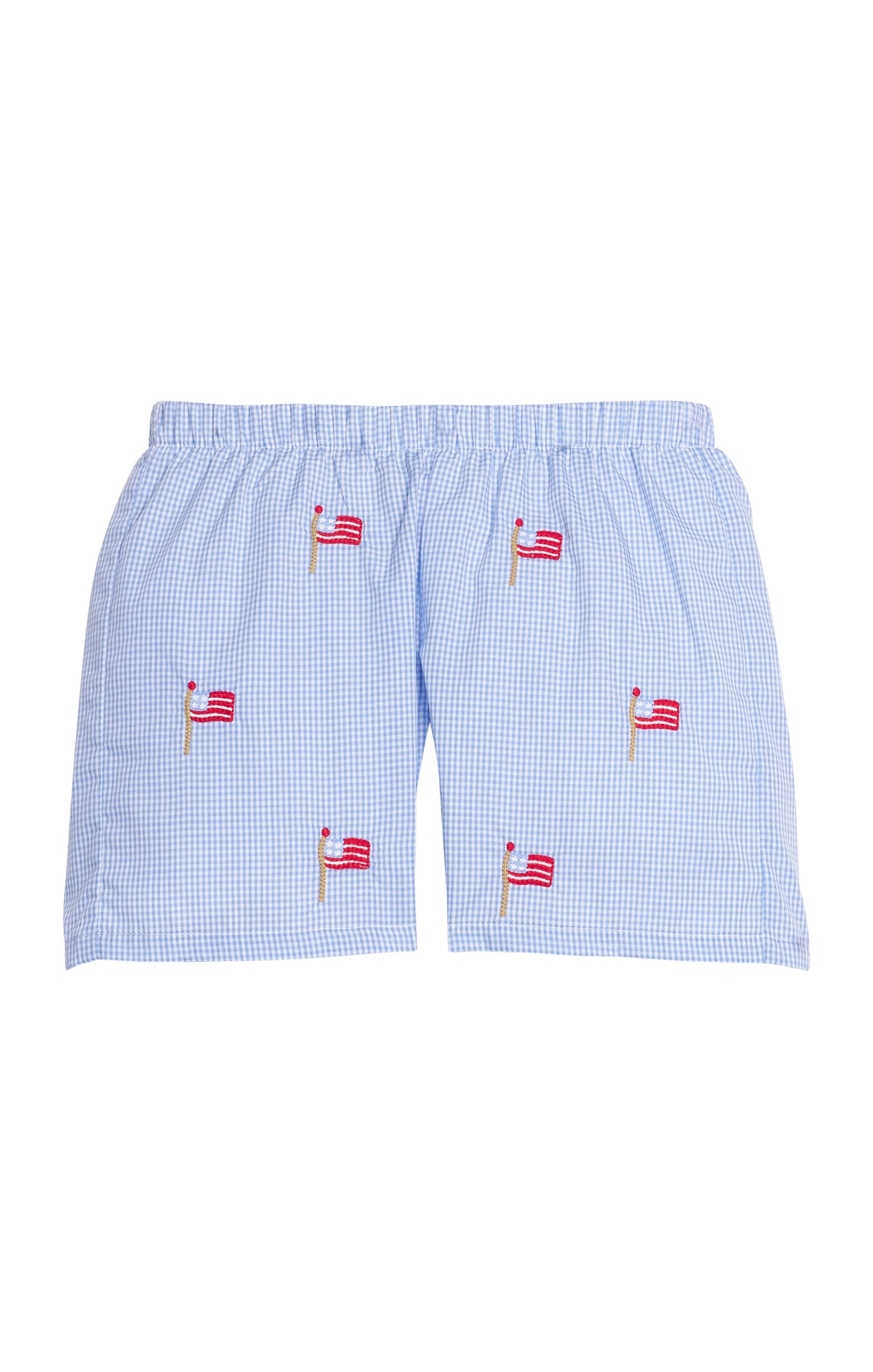 Embroidered Basic Short - Flags