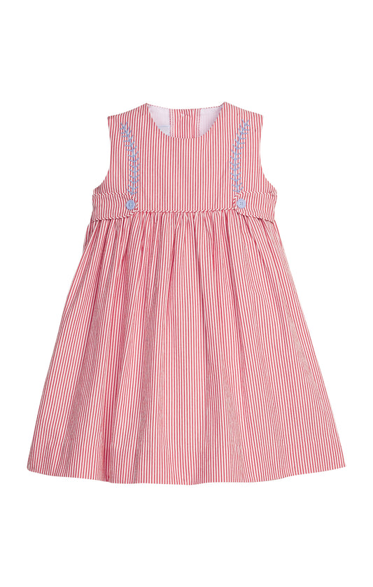 Button Tab Nantucket Dress - Baseball