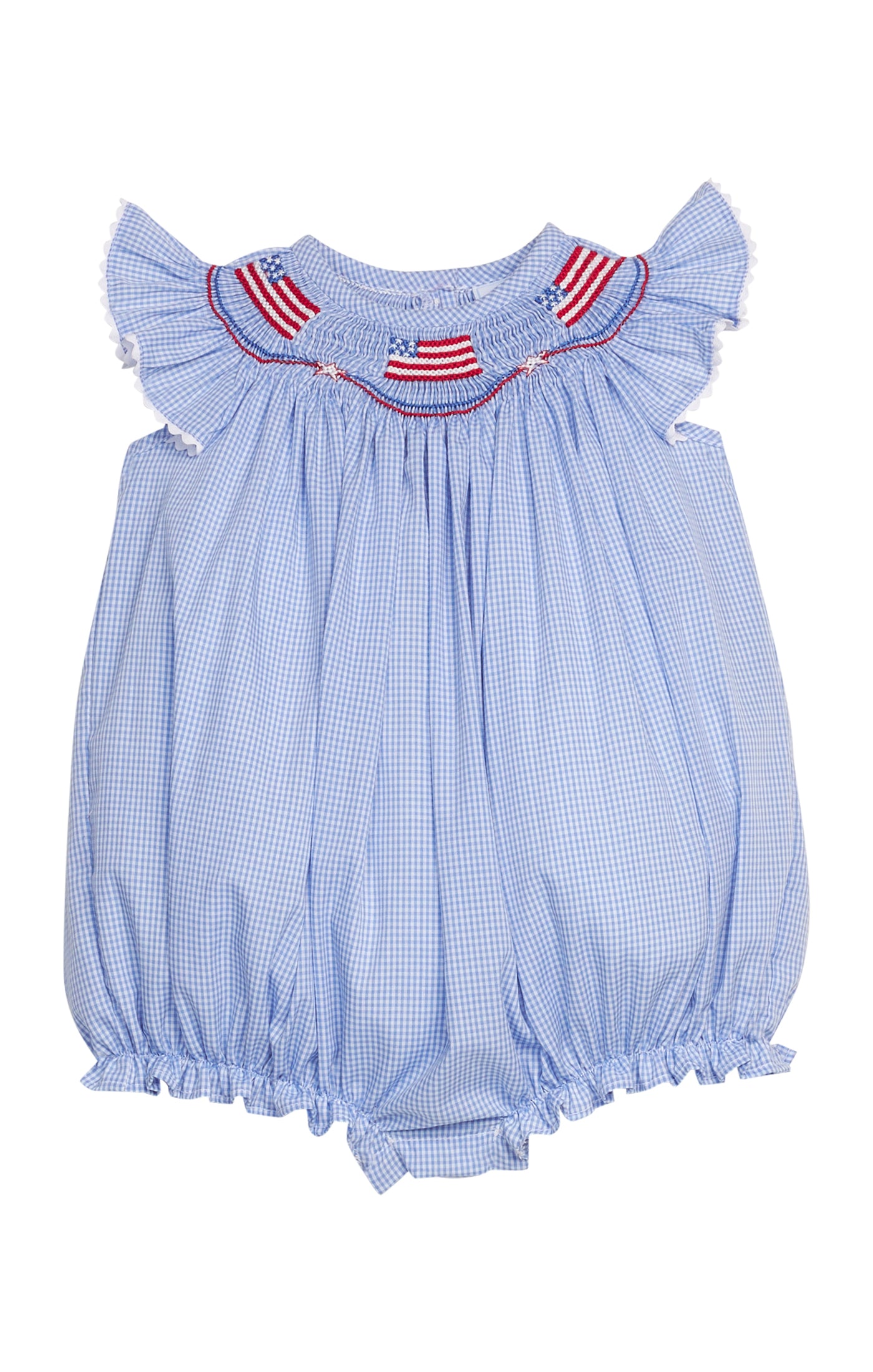 Smocked Bishop Bubble - Flags