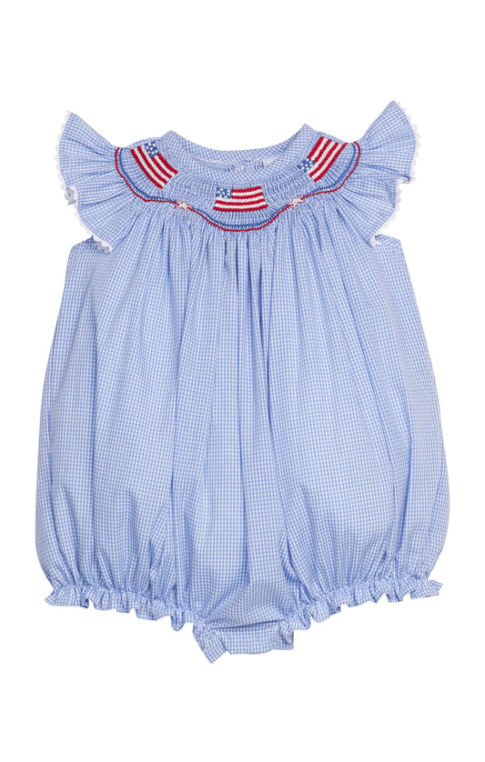 Smocked Bishop Bubble - Flags