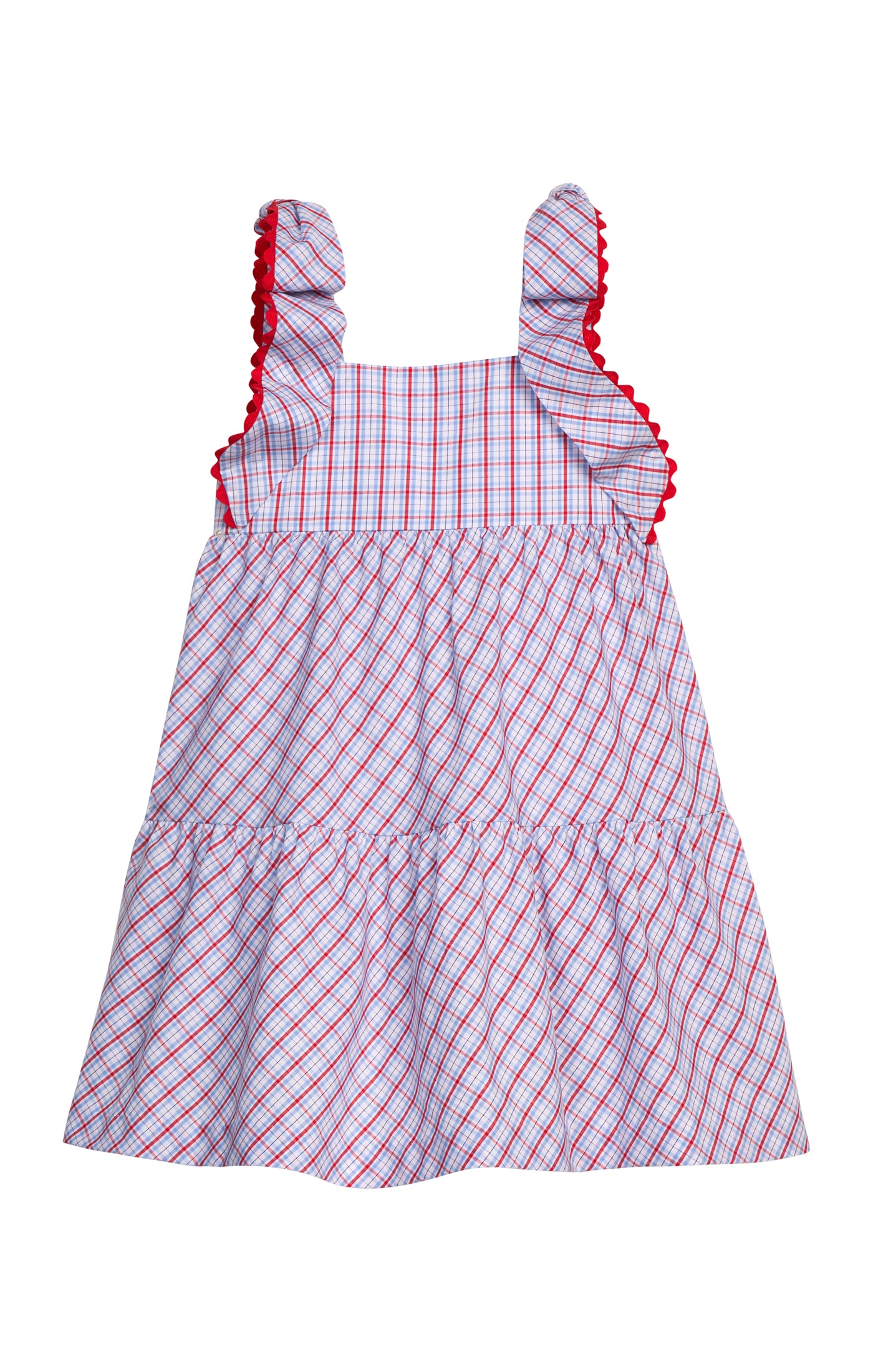 Katherine Dress - Patriotic Plaid