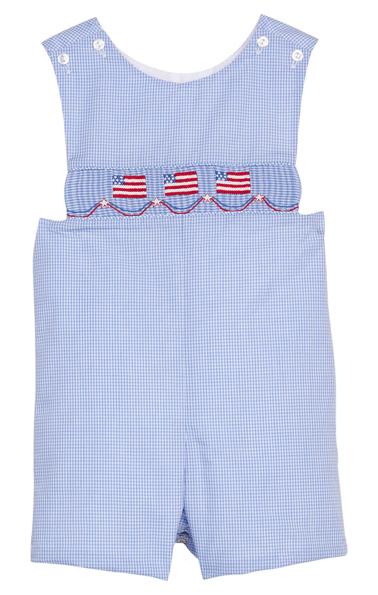 Smocked Shortall - Flags