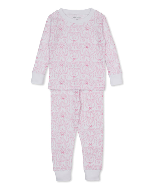 Pink Blooms & Bows PJ Set