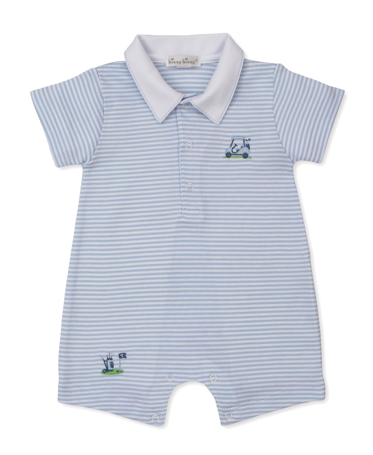 Golf Championship Playsuit Blue Stripe