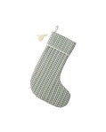 Christmas Stocking-Evergreen Gingham