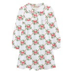 Christmas Wreath Print Dress