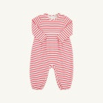 L/S Bradford Romper-Red Stripe
