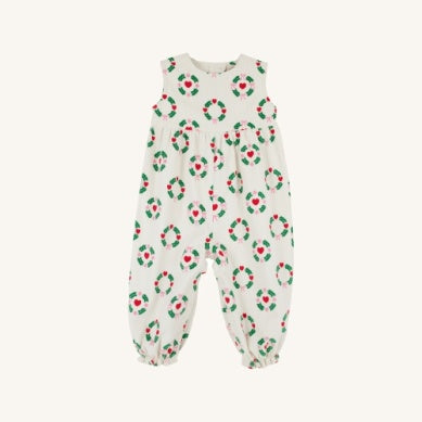 Sleeveless Rebecca Romper - Corduroy Rollins Wreaths
