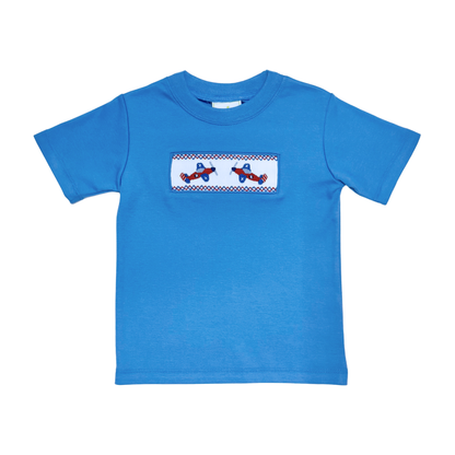 Harry's Smocked Play Tee and Shorts Set - Airplane