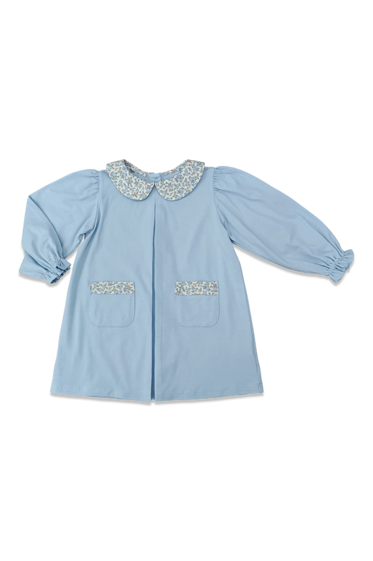 Long Sleeve Alice Top Blue Floral