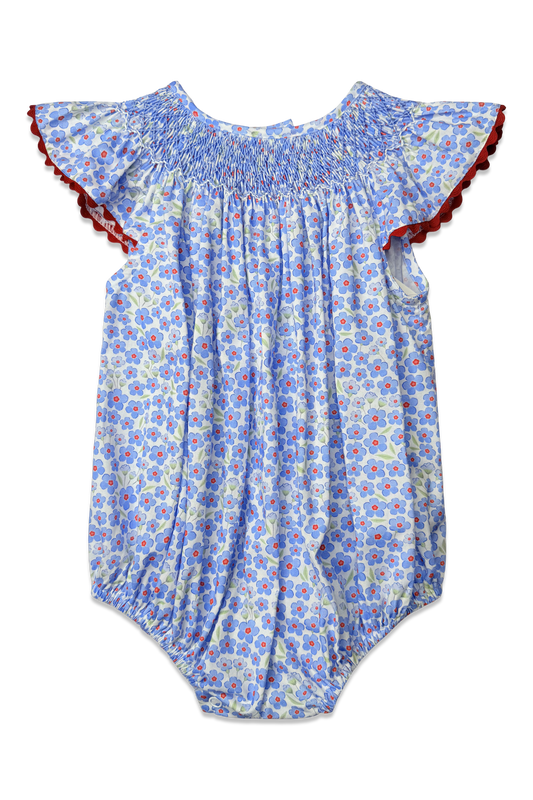 Millie Bubble-Red White & Bloom Floral